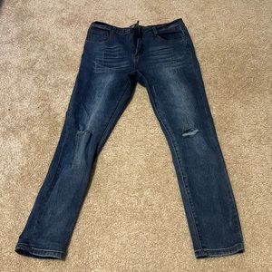 Kittenish Medium Wash Skinny Jeans